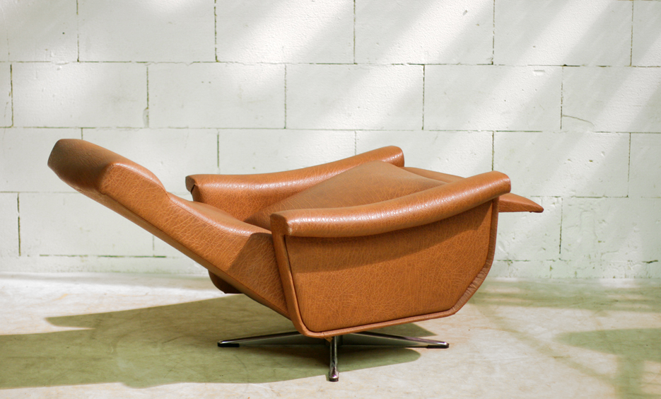 Amfibisch spectrum ei Retro Vintage relax fauteuil easy chair in topstaat – Dehuiszwaluw