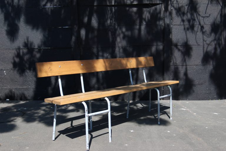 Industrieel Vintage Custom made Schoolstoel banken Grijs