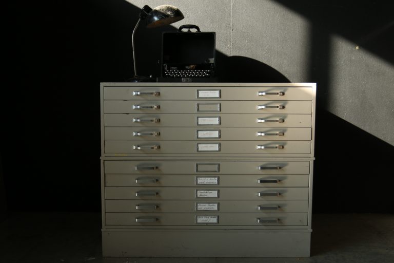 Industrieel Vintage Ladekast Salontafel Papierkast Metaal A1