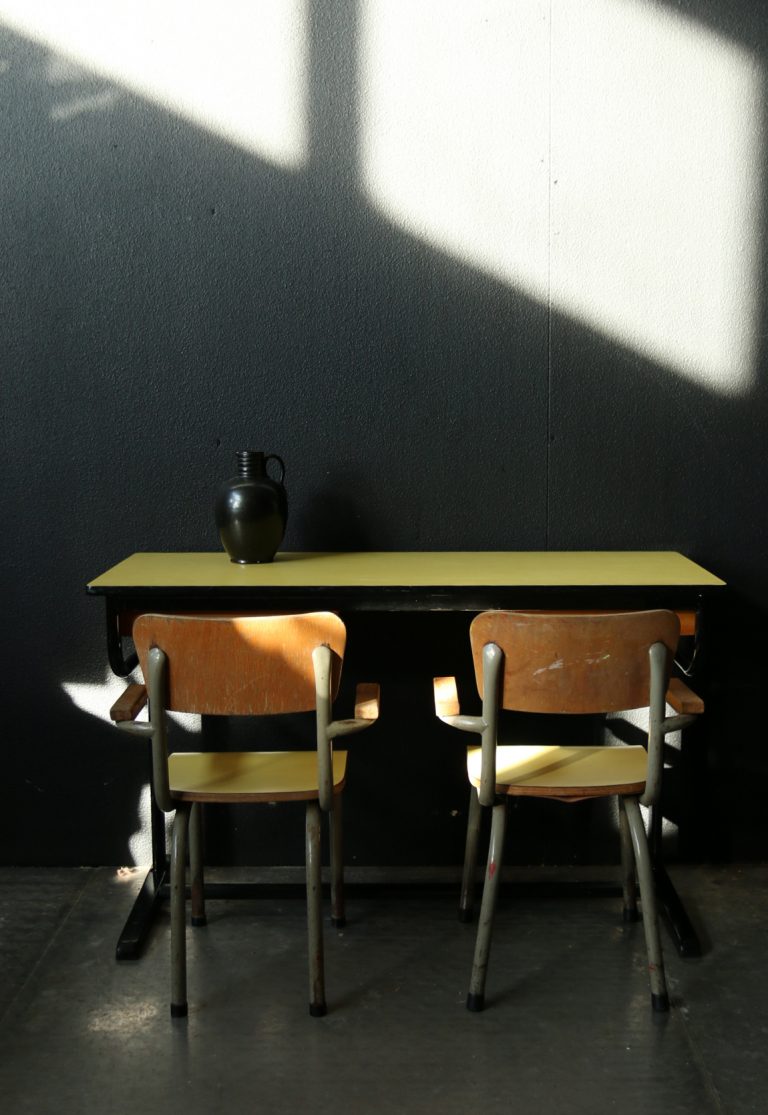 Vintage Design Willy van der Meeren Tubax Schoolstoeltjes