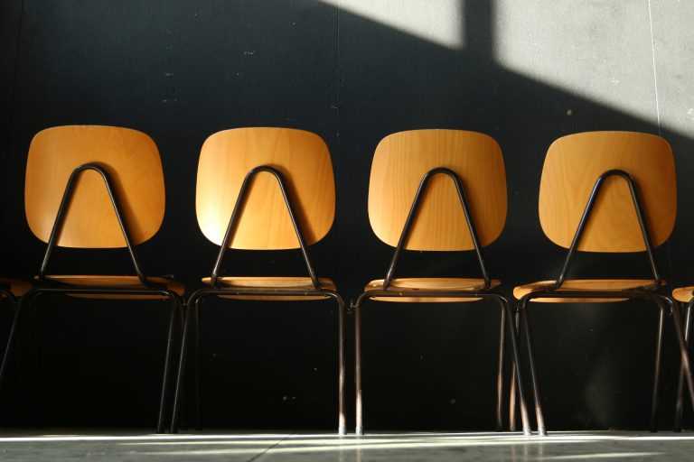 Industrieel Vintage Schoolstoelen Kho Liang Ie Car Katwijk