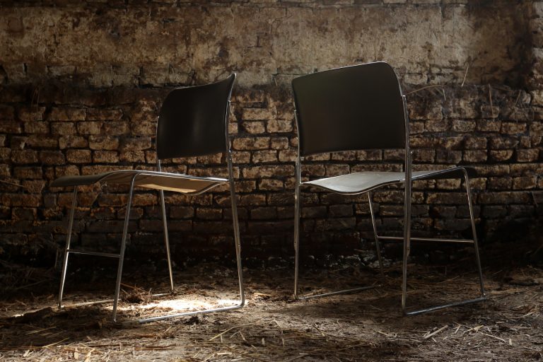 Industrieel Vintage David Rowland Stoelen 40/4 Partij