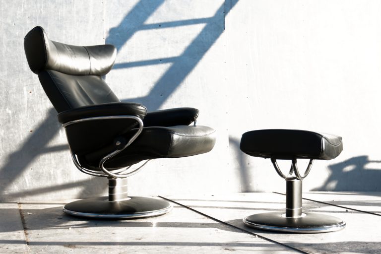Design Lounge Fauteuil Leer & Hocker Noorwegen Stressless Jazz