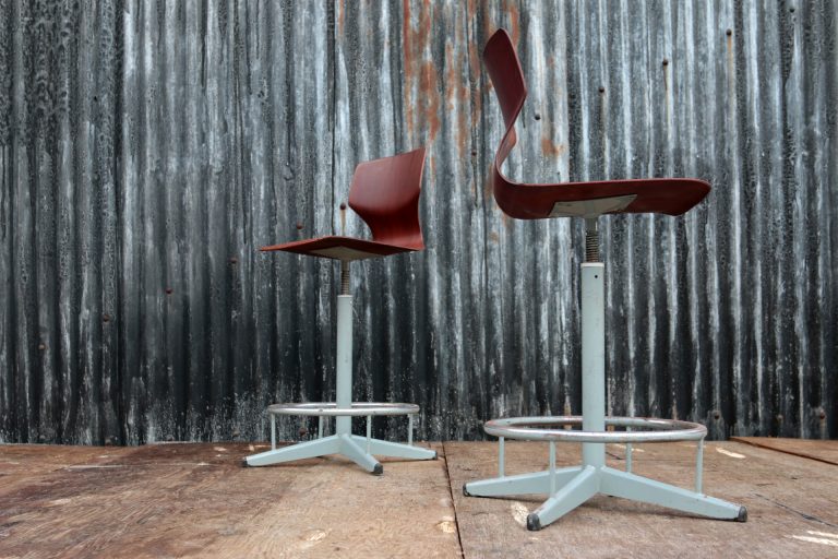 Vintage Design Atelierstoelen Draaistoelen jaren 60