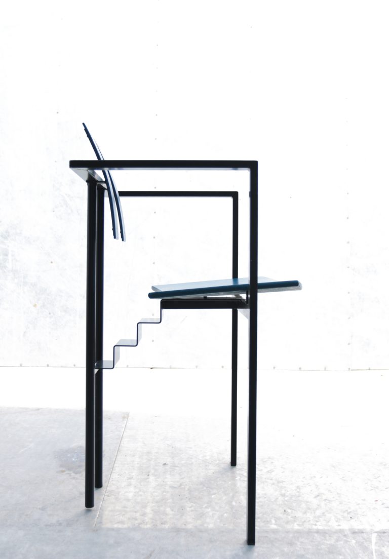 Vintage Memphis chair by Friedrich Förster