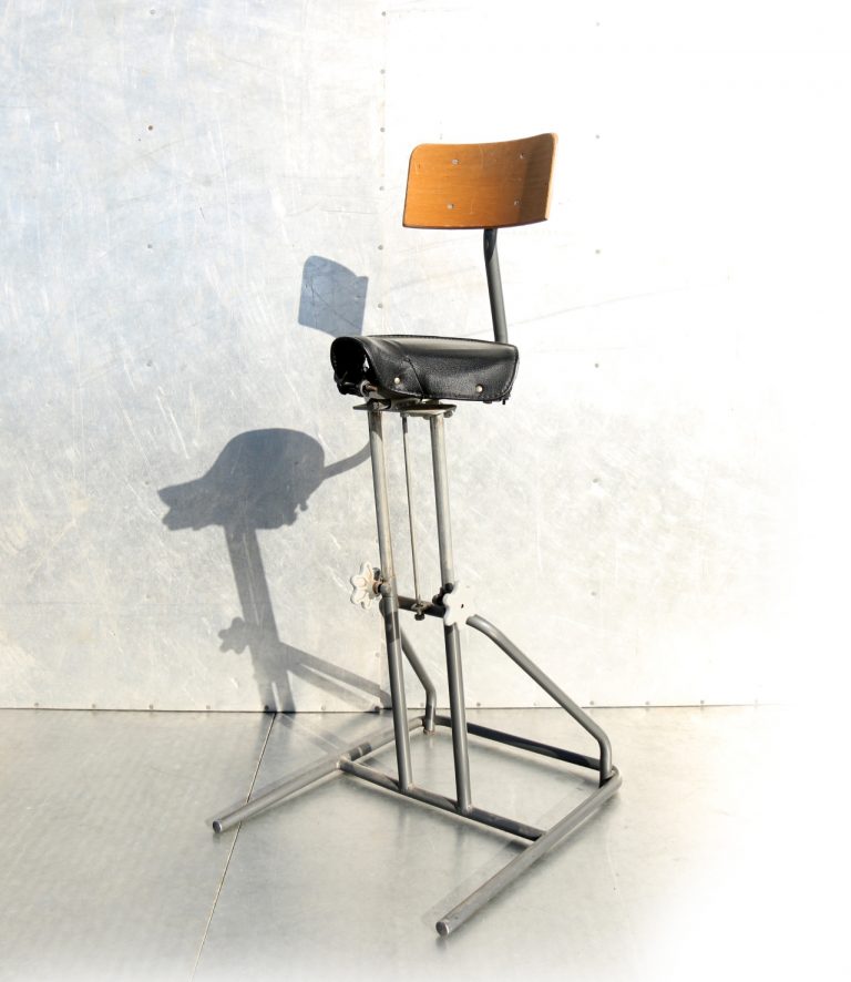 Super gave Industrieel Vintage Fiets- Zadelstoel Atelier stoel
