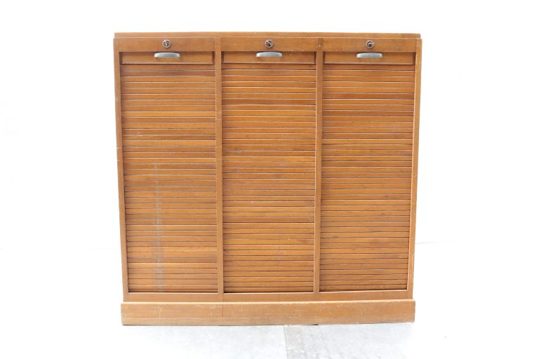 TOP Industrieel Vintage Rolluikkast  Eiken met drie luiken