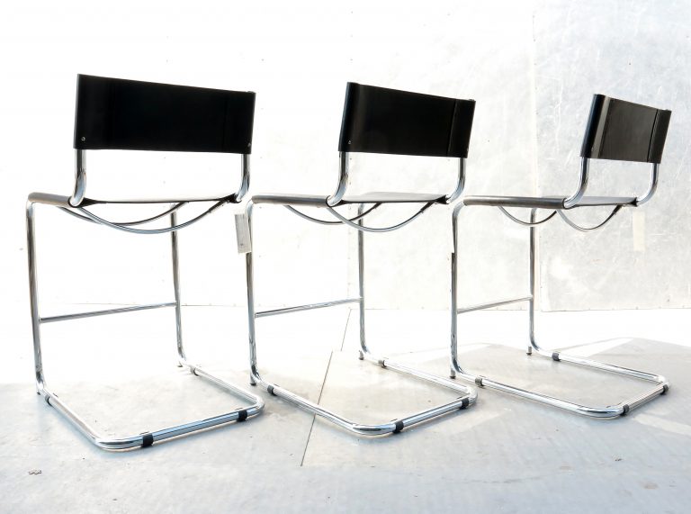 Vintage Design Mart Stam Fasem Italy Barstools 80’s
