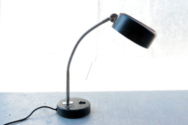 Industrieel Vintage Bureaulampje jaren 50