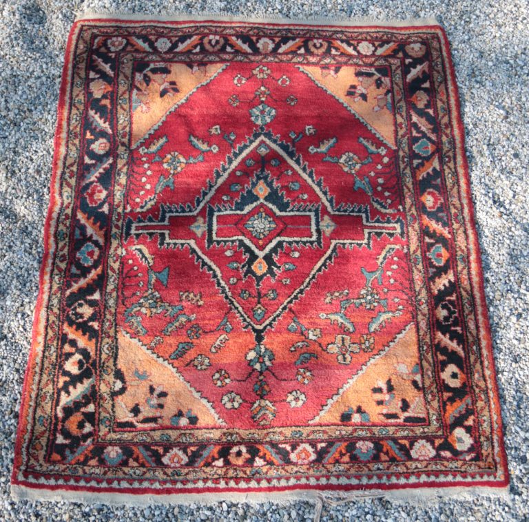 Vintage Handgeknoopt Perzisch Tapijt 200 x 165