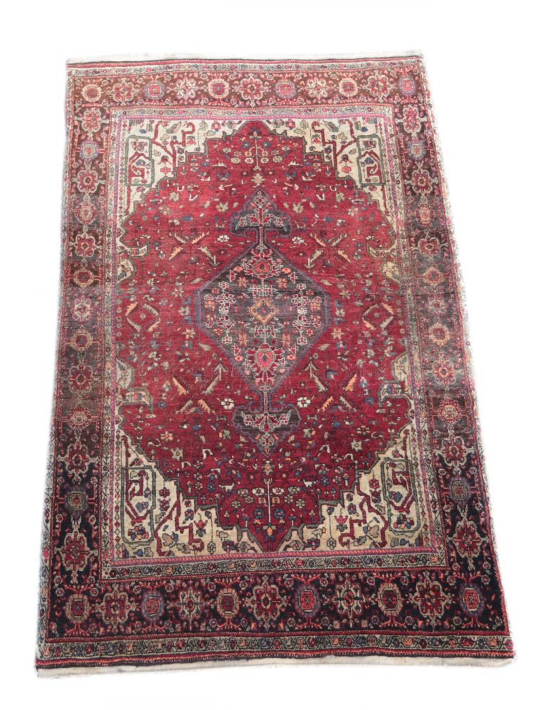 Vintage Handgeknoopt Perzisch Tapijt 220 x 135