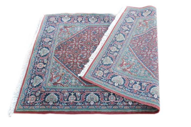 Vintage Perzisch Bidjar handgeknoopt tapijt 258 x 173