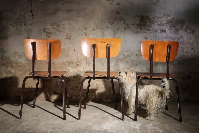 Industrieel Vintage Semal 1961 / 1966 Schoolstoelen