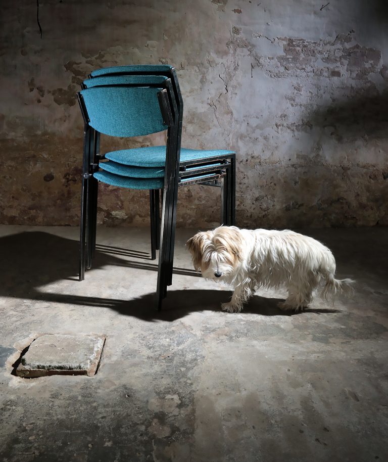 Industrieel Vintage Gijs van der Sluis stoelen Turquoise