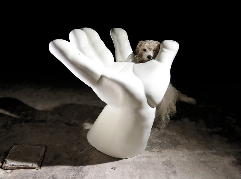 Design Bijenkorf Hand Kruk Glasfiber