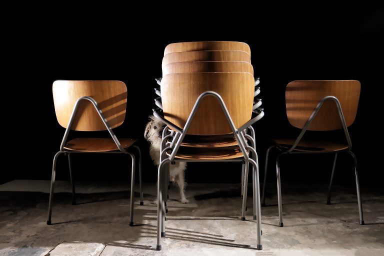 Industrieel Vintage Kho Liang Ie Schoolstoelen 4 met en 2 zonder armleuning