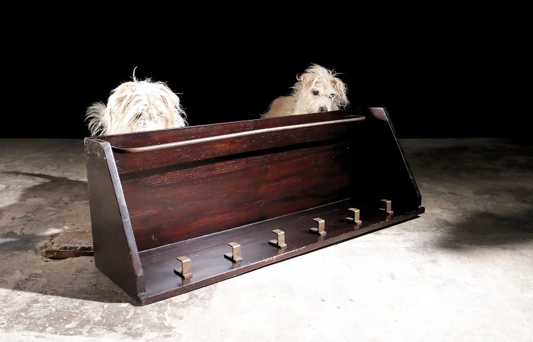 Vintage Eclectisch Kapstok Messing haken