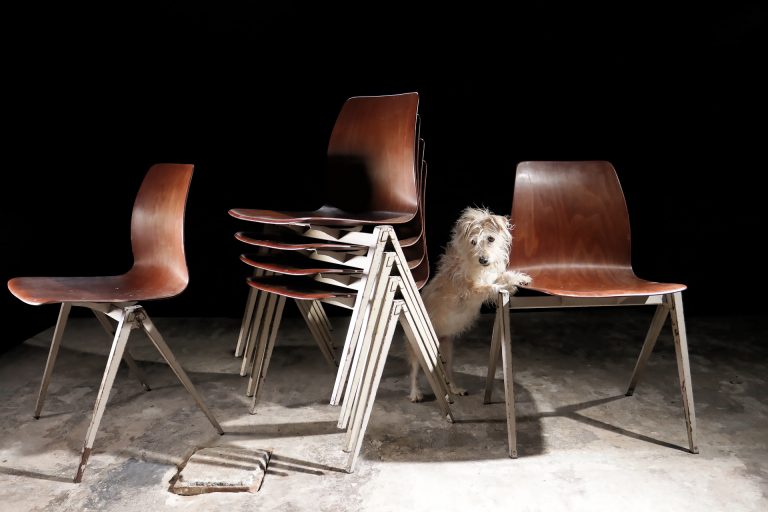 Industrieel Vintage Thur op Seat Prouve S22 Galvanitas schoolstoelen Licht