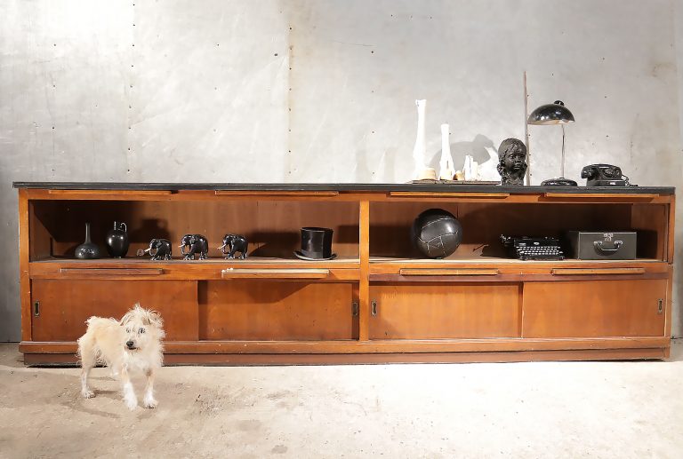 XL Vintage Toonbank Dressoir Werktafel Winkelinrichting jaren 40 Nr 1