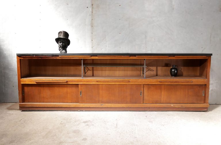 XL Vintage Toonbank Dressoir Werktafel Winkelinrichting jaren 40 Nr 3