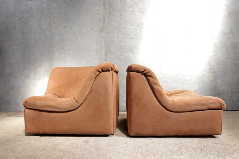 Vintage Design De Sede DS 46 Buffelleer elementen bank