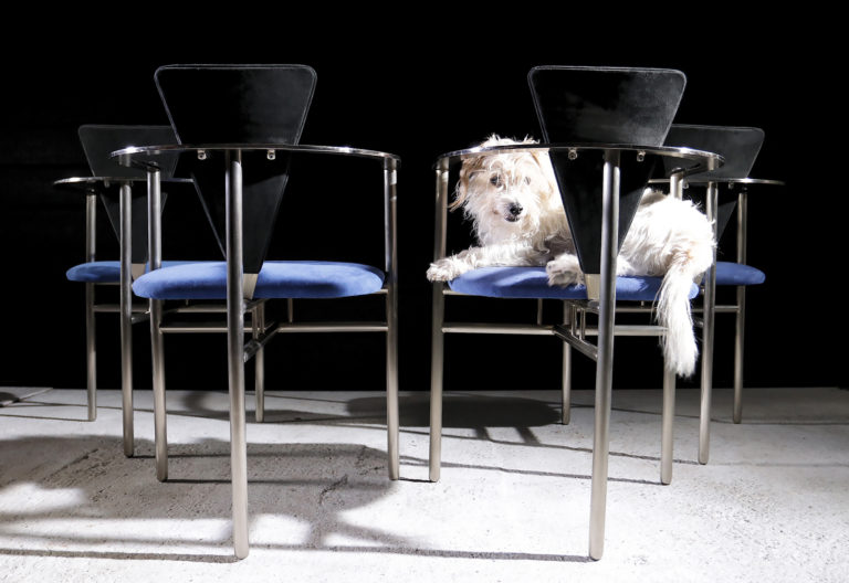 Belgo Chrom chairs memphis style, set of 4 pieces