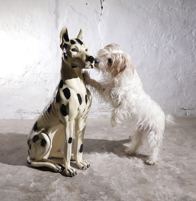 Vintage Design Life Size Hond
