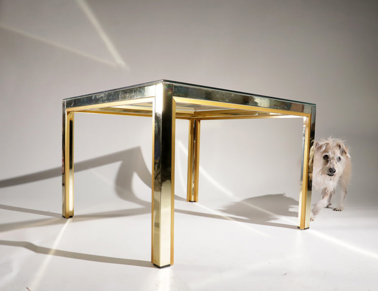 Hollywood Regency Italian Coffee Table by Renato Zevi 1970