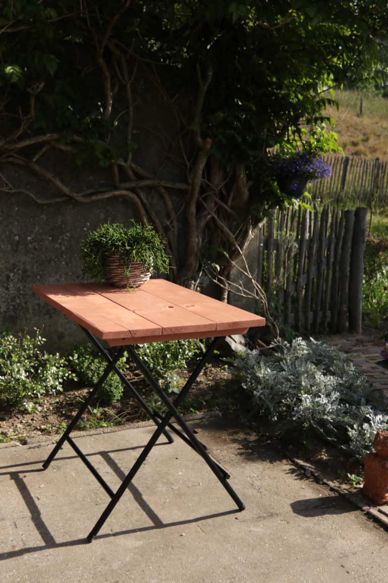 Franse Stijl Klaptafels Bistro tafels Terrastafels Zalm Roze