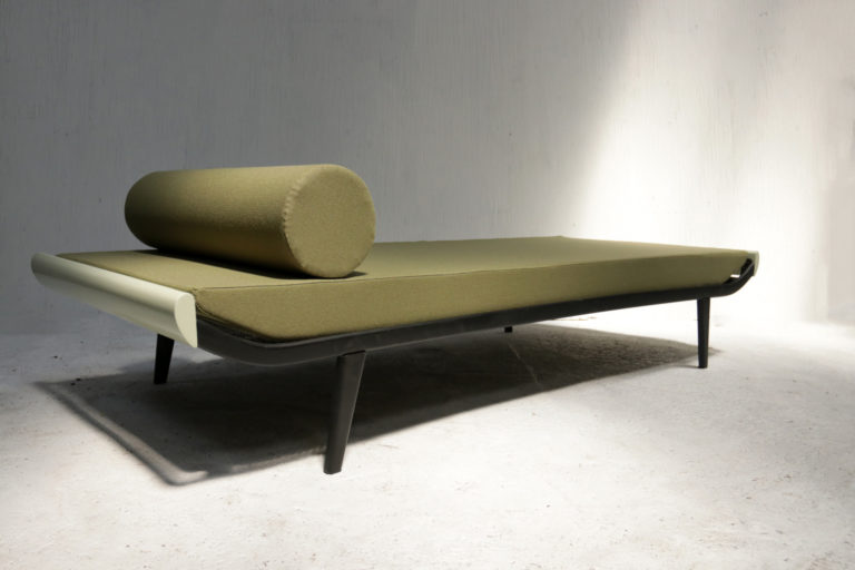 Mid-Century Modern Auping Cleopatra Daybed Olive green by Dick Cordemeijer 1953