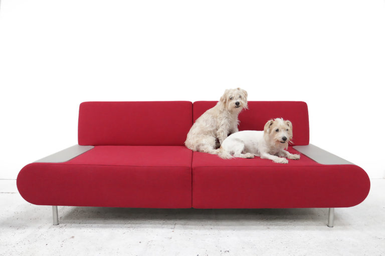 RARE Base Spectrum Michiel van der Kley Sofa Aluminium frame 2001