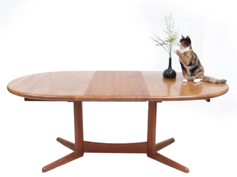 Vintage Deens Design Dyrlund eettafel Teak