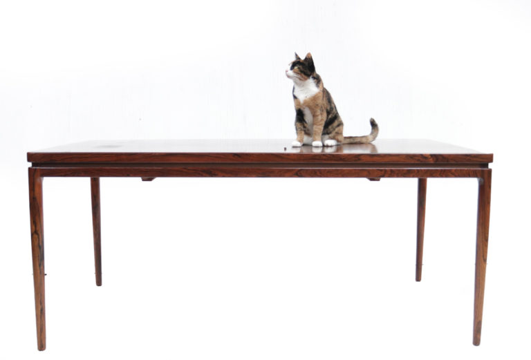Johannes Andersen Rosewood Dining Table Christian Linneberg Denmark 1964