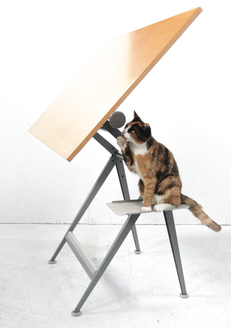XL Dutch Reply Architect Drafting Table Friso Kramer, Wim Rietveld Ahrend 1959
