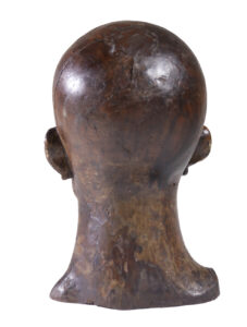 Levensgroot gesneden houten sculptuur mannenhoofd circa 1700 – foto 9