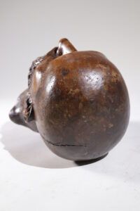 Levensgroot gesneden houten sculptuur mannenhoofd circa 1700 – foto 19