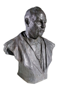 Bronzen buste Frantz Vermeylen 1921 heer met ridderorde – foto 4