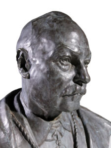 Bronzen buste Frantz Vermeylen 1921 heer met ridderorde – foto 5