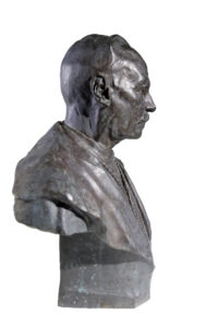 Bronzen buste Frantz Vermeylen 1921 heer met ridderorde – foto 6