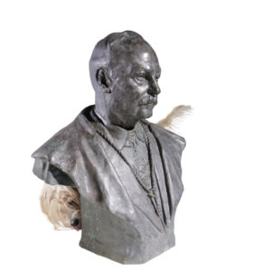 Bronzen buste Frantz Vermeylen 1921 heer met ridderorde – foto 13