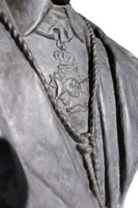 Bronzen buste Frantz Vermeylen 1921 heer met ridderorde – foto 15
