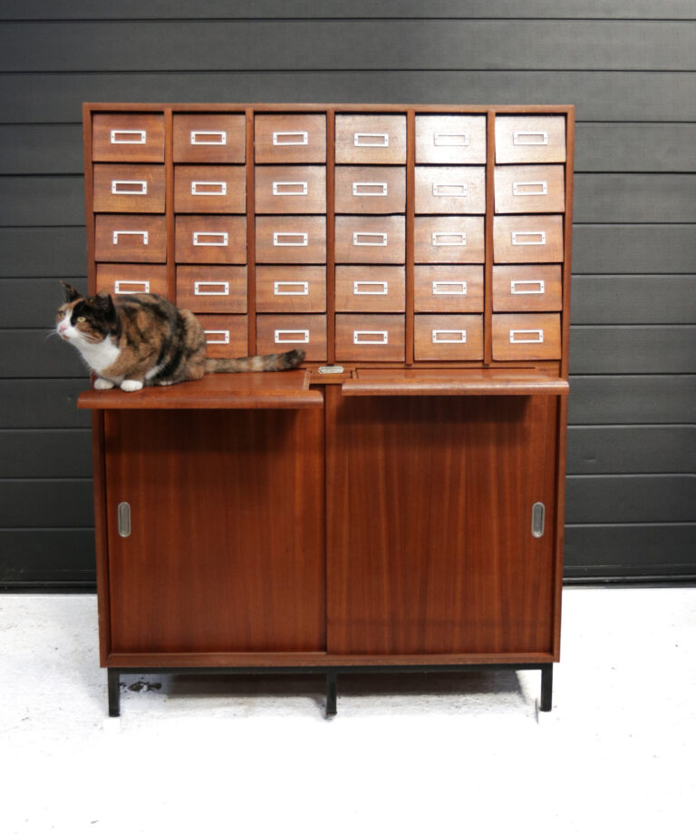 Vintage Mid-century Apothecary Cabinet, Chest of Drawers ca. 1960