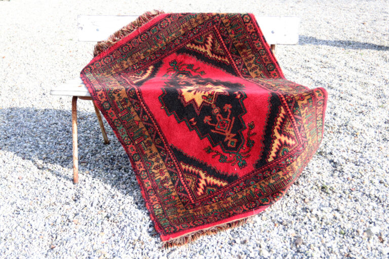 Vintage Design Perzisch tapijt 135 x 100 cm