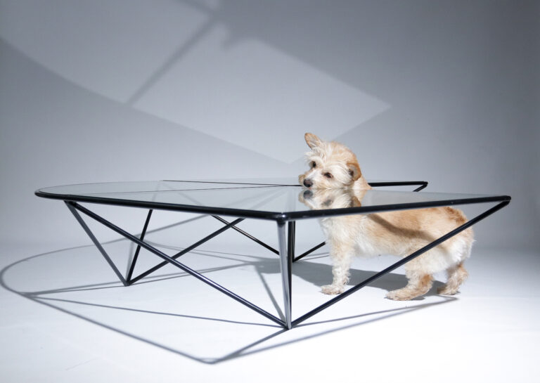 Paolo Piva Style “ALANDA” Pyramid Coffee Table 80’s Design