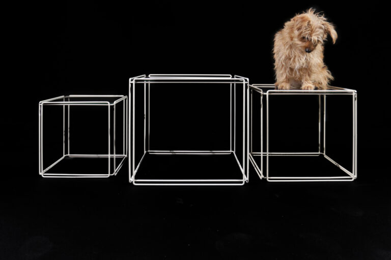 Graphical Isocele Nesting Tables Max Sauze Atrow, 1970s