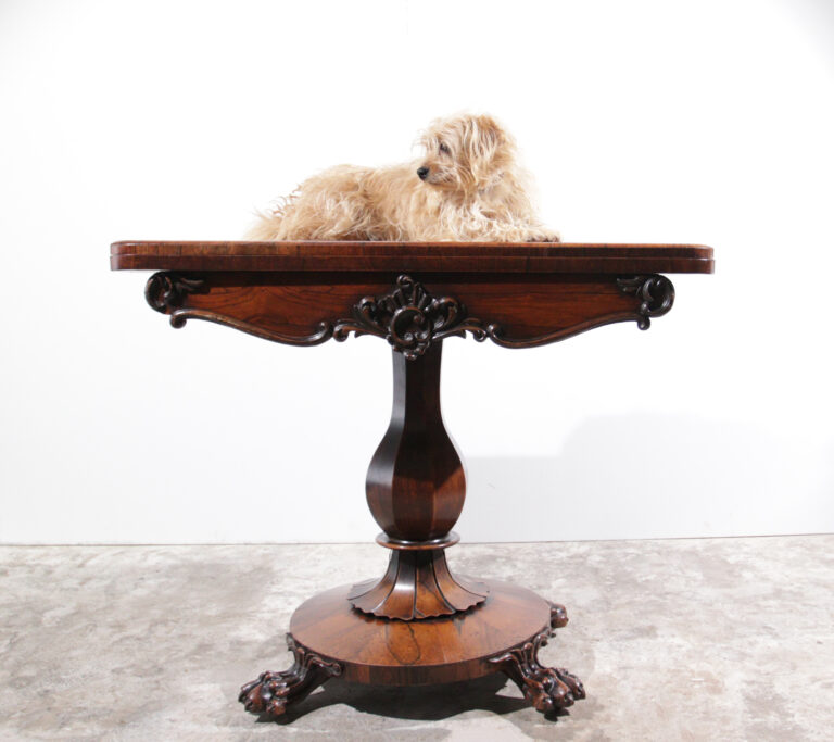 Early 19th Century Rosewood Game, Card Table