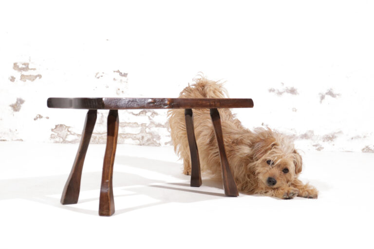 Wabi Sabi Brutalist table Carl-Axel Beijbom style