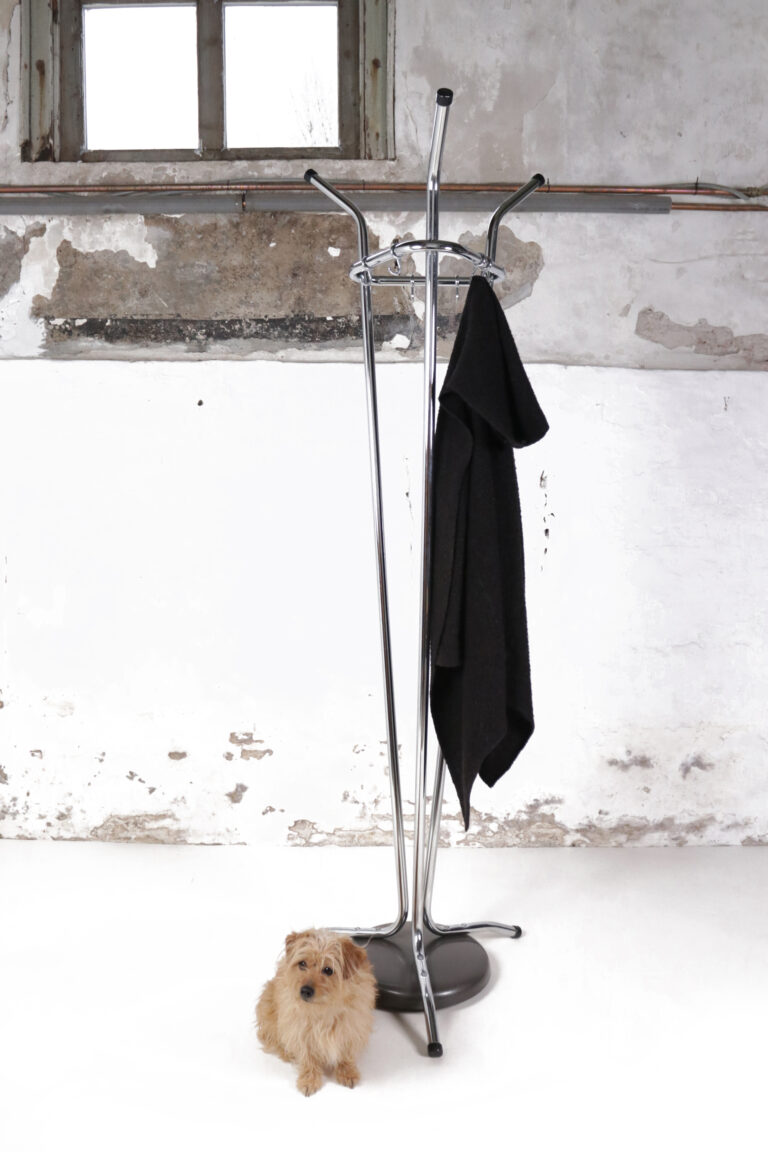 Midcentury Tubax / Gispen style Industrial Coat Rack