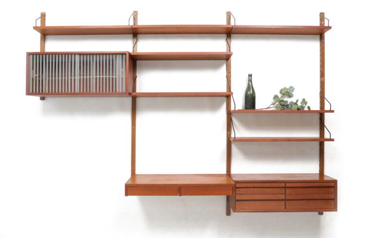 Poul Cadovius for Royal System Wall System in Teak, Denmark 1950’s