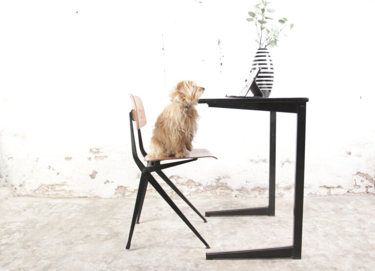 Industrieel Vintage Design Lessenaar Marko